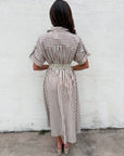 Matilda Stripe Midi Dress