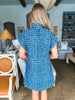 Groove in the Heart Dress- Blue