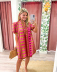 Sweetest Day Puff Sleeve Mini Dress