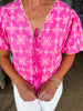 Vintage Eyelet Top-Pink
