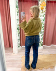Comfort Zone Mid Rise Bootcut Jeans