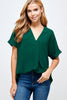 Fit Me Top- Hunter Green