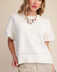 Woodland Charm Sweater-Cream