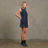 Starburst Embellished Denim Dress
