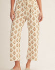 Floral Heritage Barrel Pants