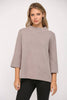 Sweet and Soft Pull Over Sweater-Mocha