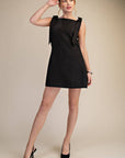 Breakfast at Tiffany's Mini Dress-Black