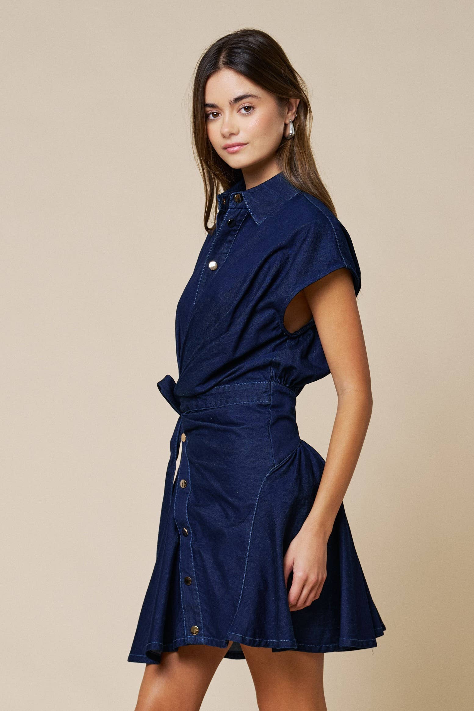 Downtown Denim Mini Dress