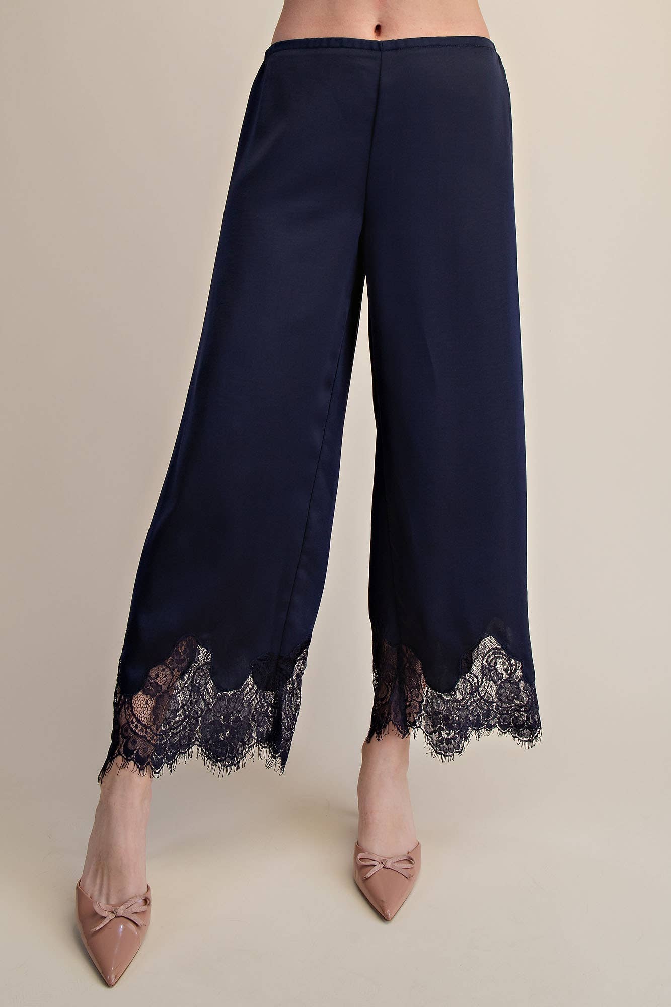 Lace Afternoon Cropped Pants
