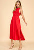 Lots of Love Midi Dress- Red