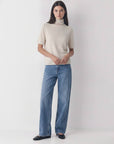 Slow Afternoon Turtleneck Sweater-Oatmeal