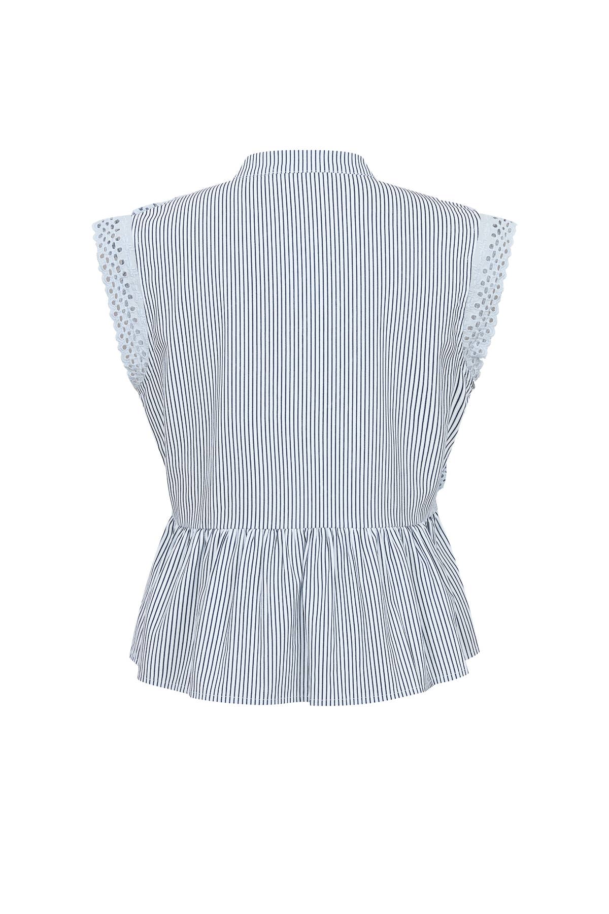 Harbor Heirloom Top-Blue/Navy