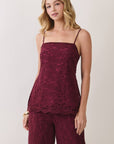 Josephine Lace Scalloped Top