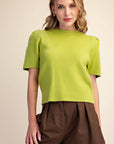 Sunday Autumn Knit Top-Olive