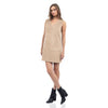 All Talk Faux Suede Dress