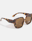 Hallie Cross Bridge Sunglasses-Brown
