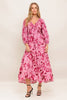 Modern Romance Floral Midi Dress