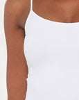Ribbed Camisole-White