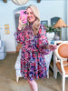 Floral Desire Smocked Mini Dress
