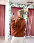 Falling Leaves Sweater-Camel