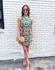 Petal Poetry Embroidered Mini Dress
