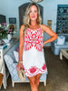 Seaside Stroll Embroidered Dress