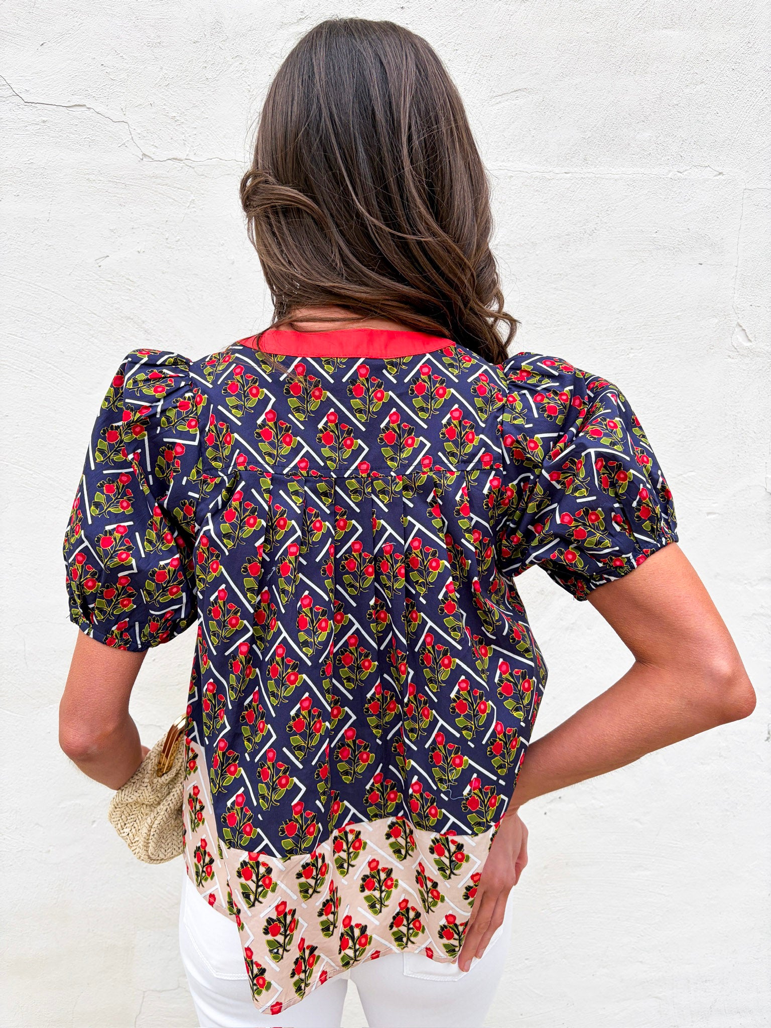Boho Mix Floral Print Top