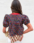 Boho Mix Floral Print Top