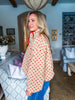 Heart Print Teddy Bear Jacket