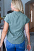 Soft Touch Top-Deep Olive
