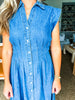 Denim Diva Midi Dress