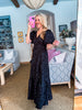 Arielle Jacquard Maxi Tiered Dress