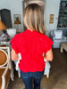 So Girly Sweater Vest- Red