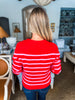 Candy Striped Knit Sweater