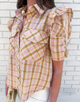 Aria Button Down Top