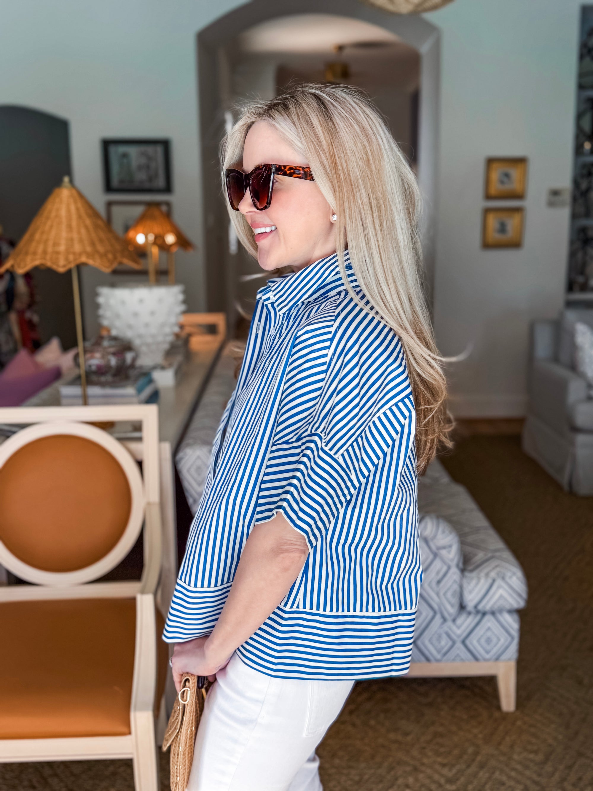 Portside Button Down Top