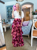Dreaming Of Dahlias Maxi Skirt