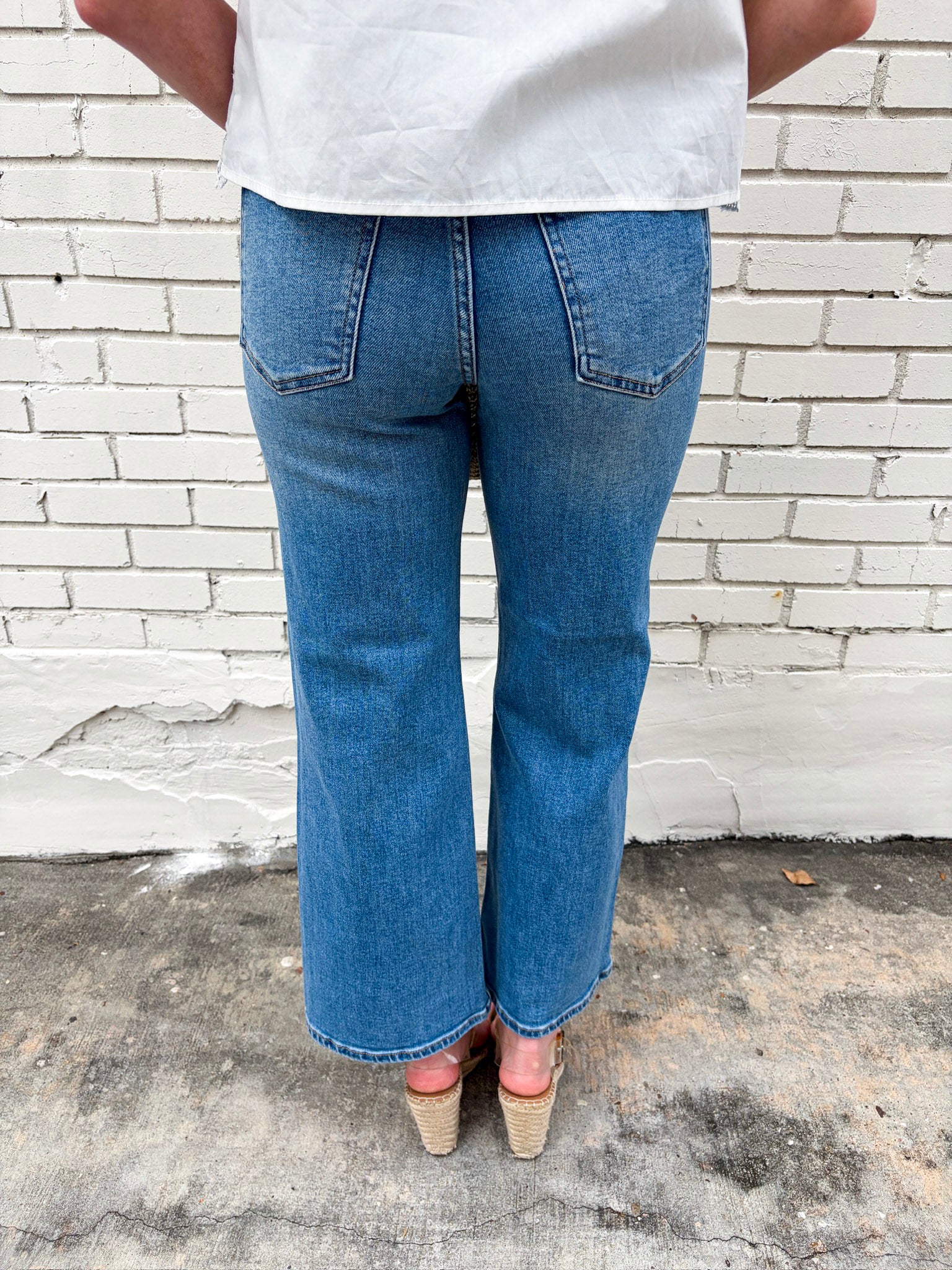 Just Right Wide Leg Jeans