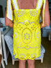 Lemon Daisy Eyelet Mini Dress