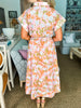 Lovely Garden Floral Midi Dress