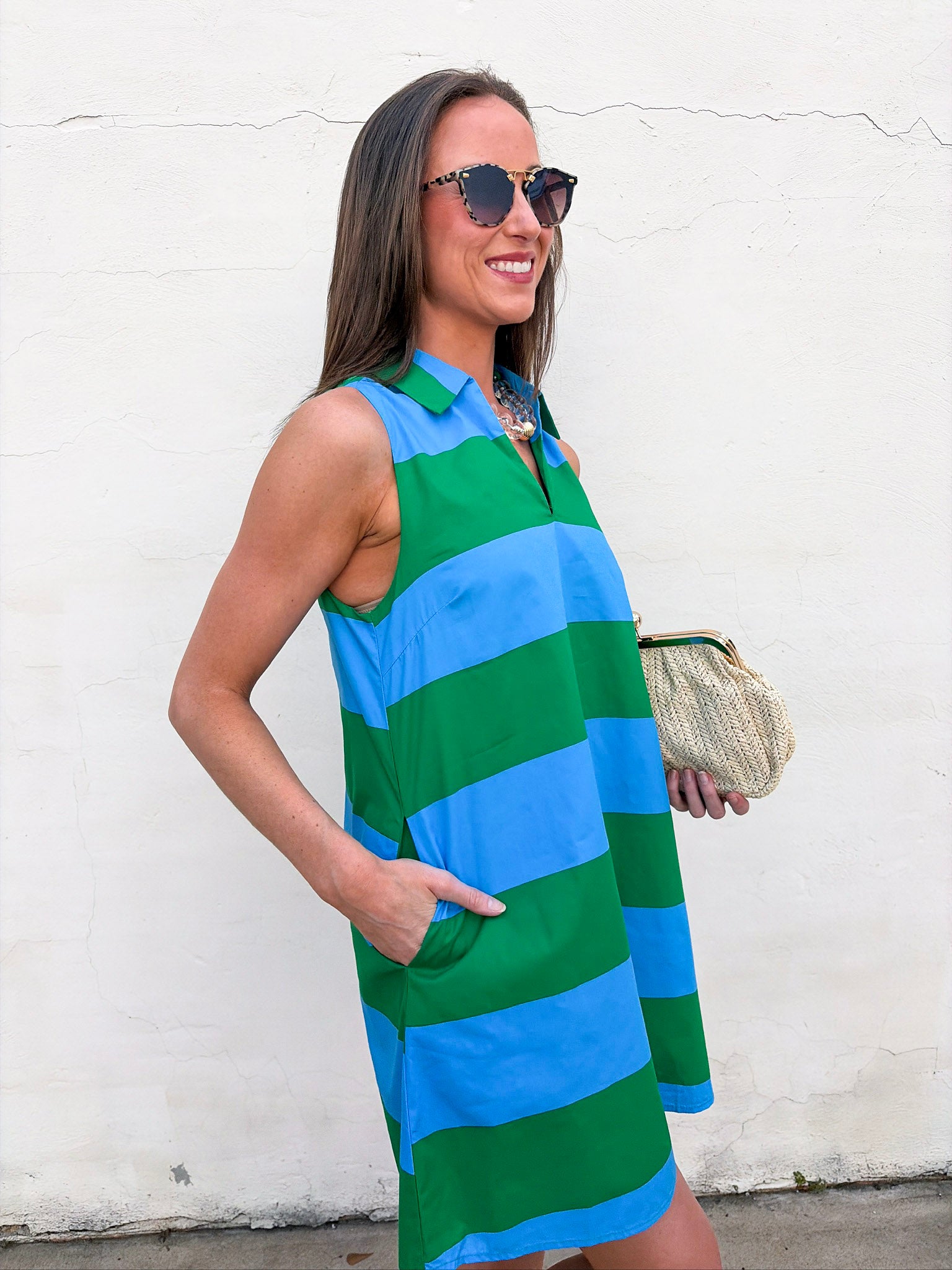 Turning Heads Striped Mini Dress
