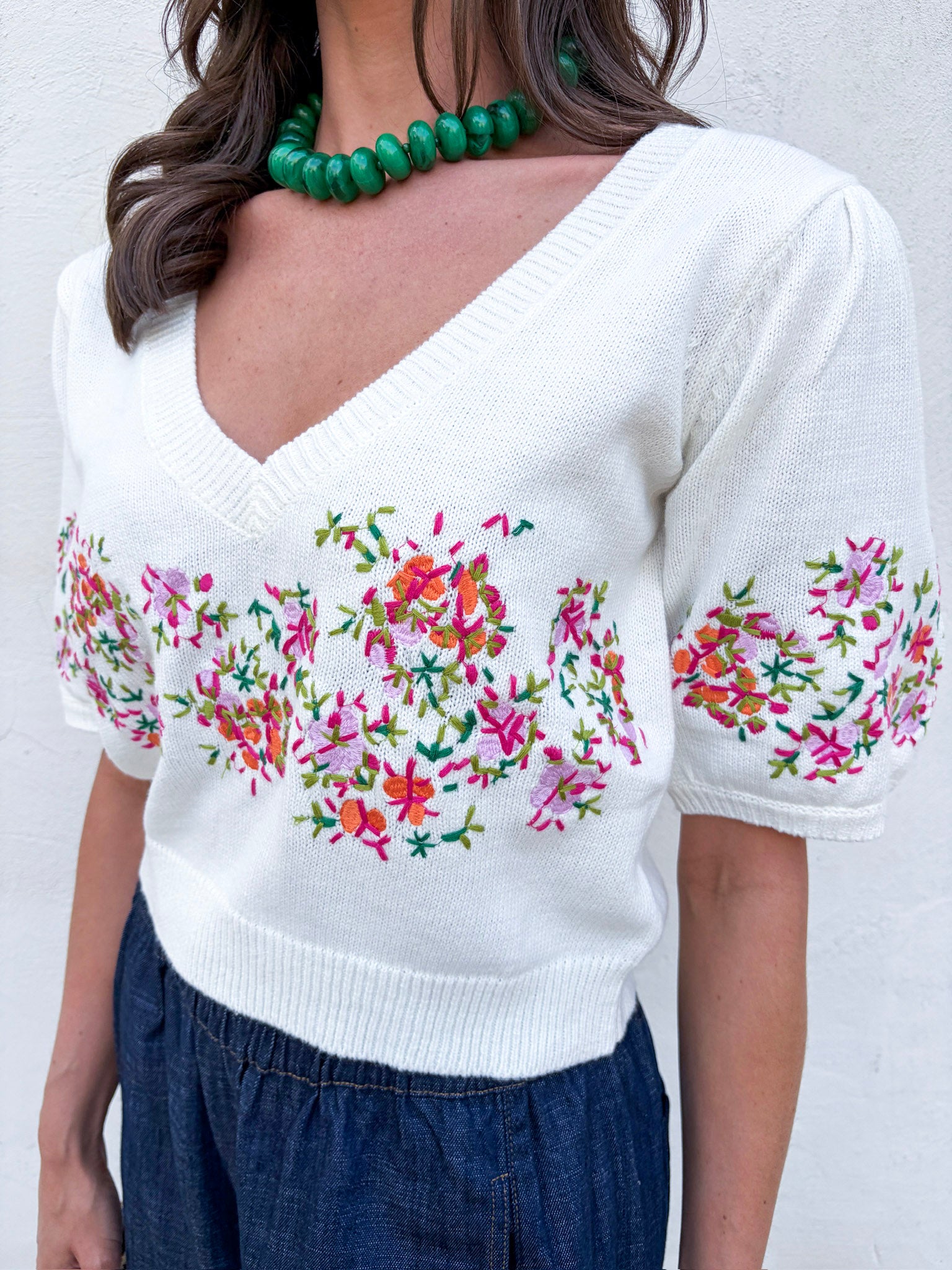 Pretty Little Petals Knit Top
