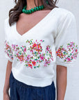 Pretty Little Petals Knit Top
