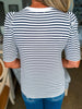 Coretta Stripe Ruched Top