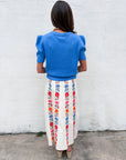 Weekend Time Knit Top-Blue
