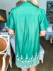 Wild Garden Escape Mini Dress-Pine