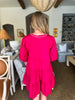 Mindful Movement Mini Dress- Raspberry