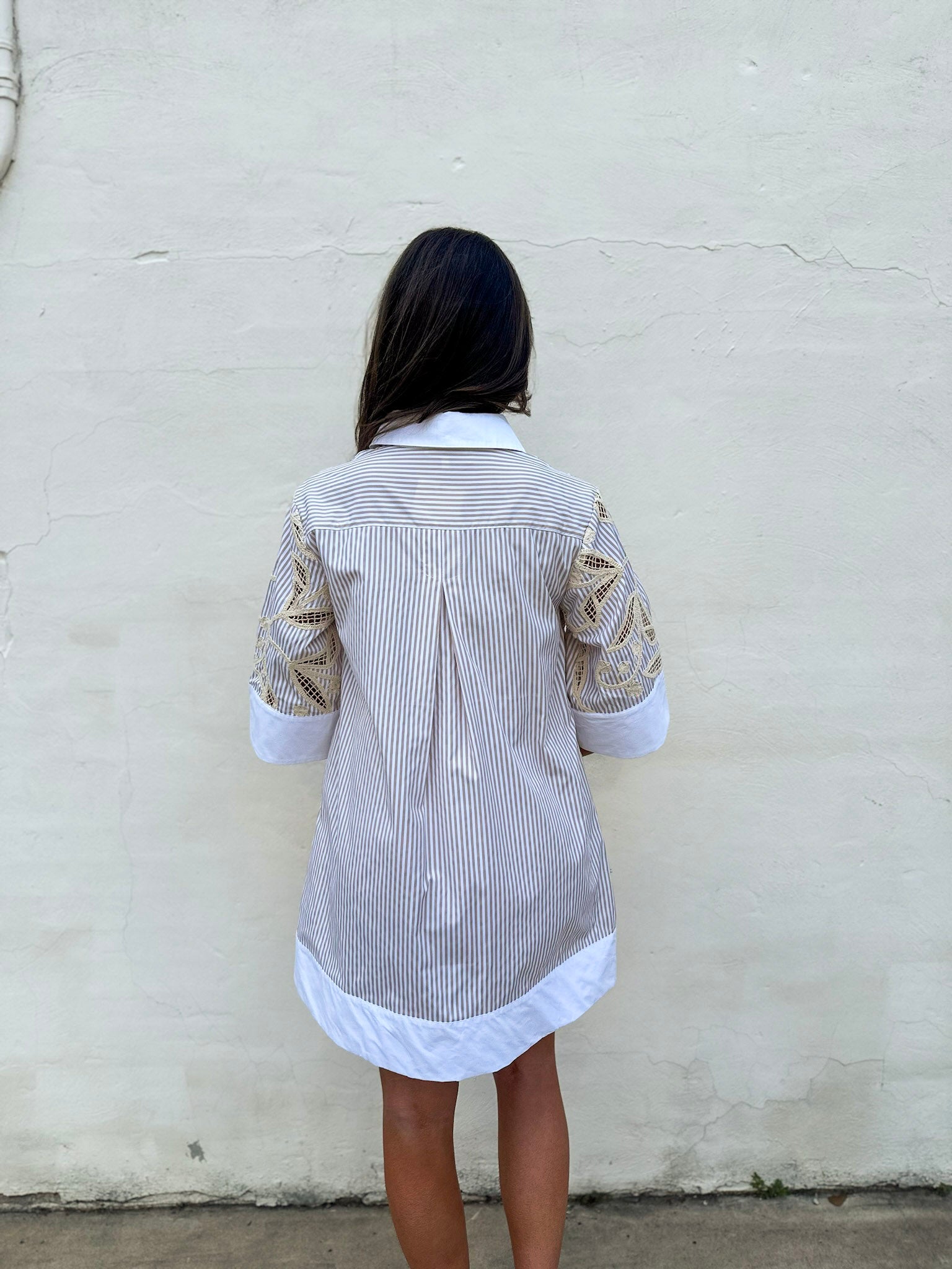 Floral Horizon Shirt Dress