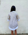Floral Horizon Shirt Dress