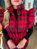 Alpine Chic Plaid Vest